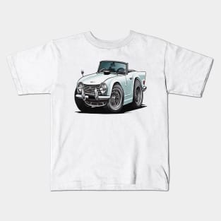 cartoon drawings of triumph tr6 Kids T-Shirt